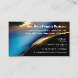 Auto Body Painting BERUFLICH Visitenkarte