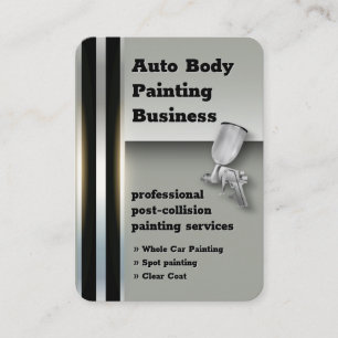 Auto Body Painting Metallic   BERUFLICH Visitenkarte