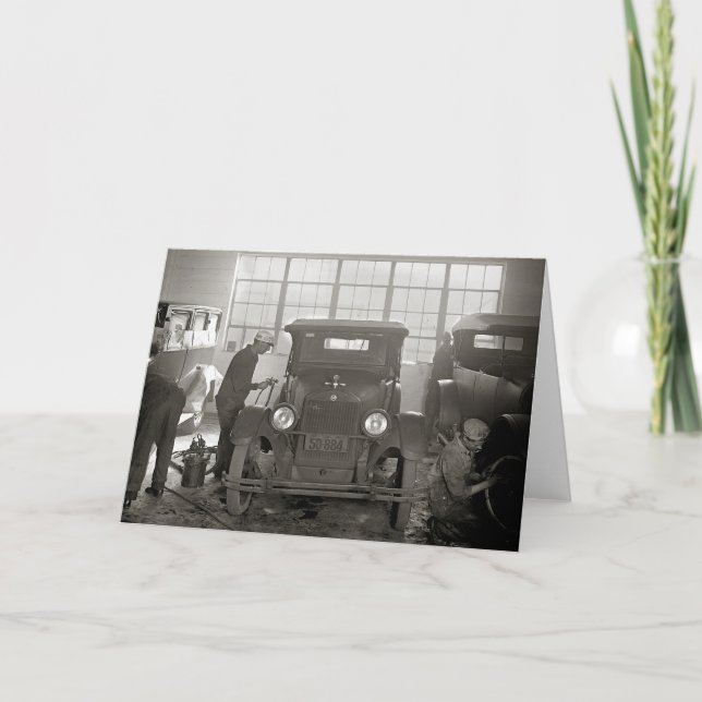 Auto Body Shop, 1926 Karte (Vorderseite)