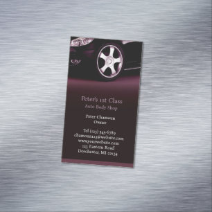 Auto Body Shop Magnetische Visitenkarte