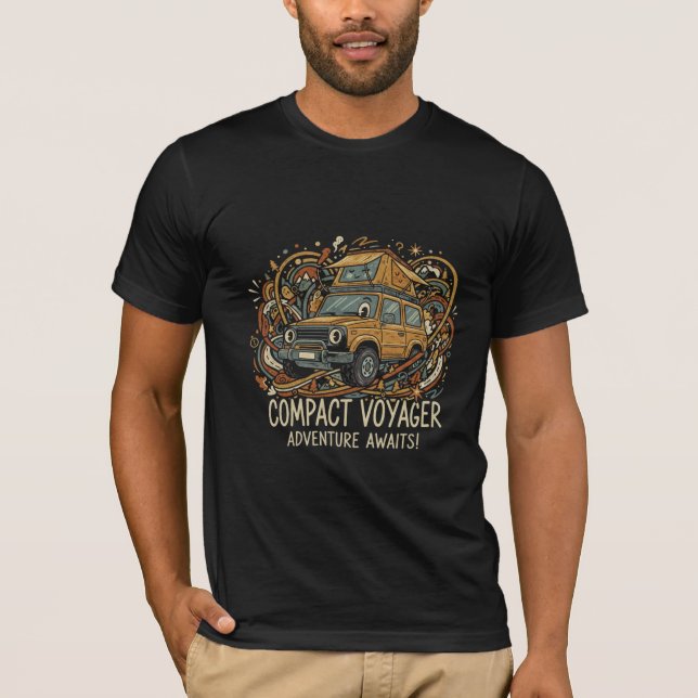 Auto-Camping-Ausrüstung für Micro-Camper-Lebensabe T-Shirt (Vorderseite)