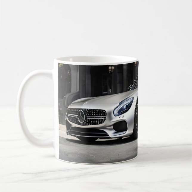 AUTO CAR MG Mercedes Kaffeetasse (Links)
