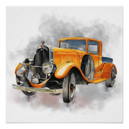 AUTO CAR POSTER