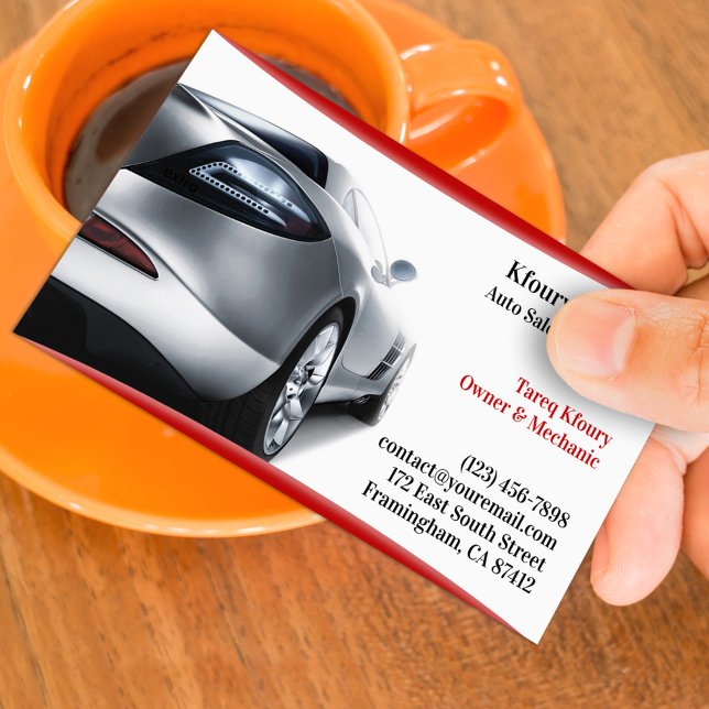 Auto Cars Business Card Visitenkarte (Von Creator hochgeladen)