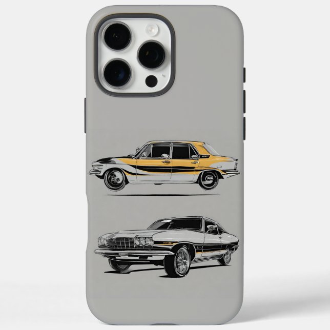 AUTO CARS iPhone 16 PRO MAX HÜLLE (Rückseite)