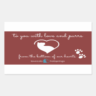 auto-collant de sources chaudes lovecats