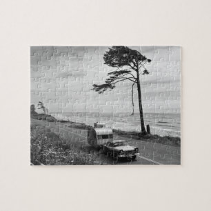 Auto, das Anhänger zieht