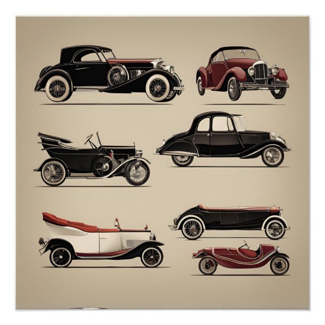 Auto  Desing CLASSIC  Poster (Vorderseite)