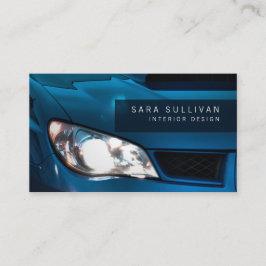 Auto Detailer Shiny Car Business Card Visitenkarte