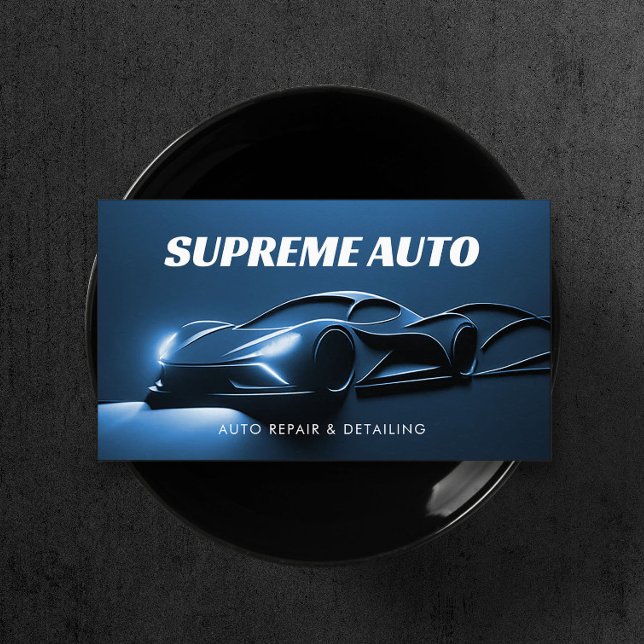 Auto Detailinformation, Reparatur, Autovermietung  Visitenkarte (Von Creator hochgeladen)