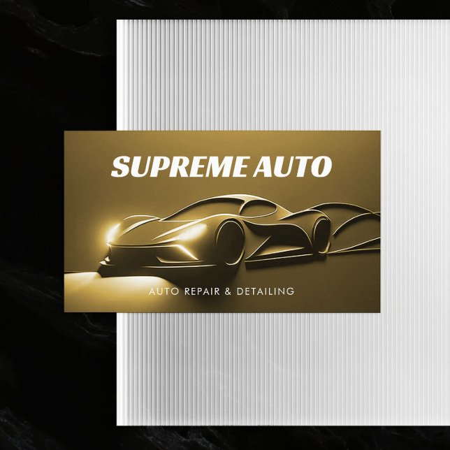 Auto Detailinformationen, Reparaturen, Autoverkauf Visitenkarte (Von Creator hochgeladen)