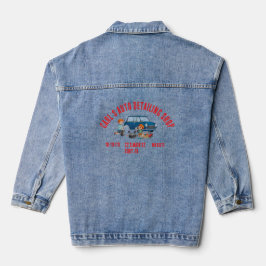 Auto Detailing Denim Jean Jacket Jeansjacke