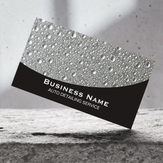 Auto - Detaillierung des Druckreinigungsdienstes Visitenkarte (Von Creator hochgeladen)