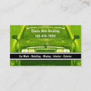 Auto Detailng Geschäfts-Karten Visitenkarte