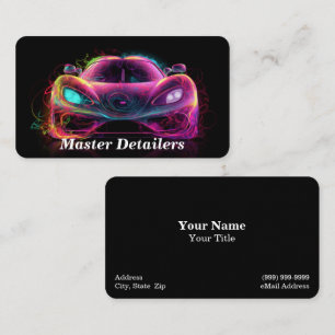 Auto Details / Reparatur Visitenkarte