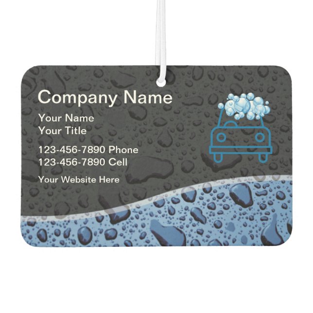 Auto Detection Car Wash Air Fresheners Autolufterfrischer (Vorderseite)