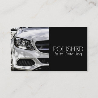 Auto Detection Car Wash Service Business Card Visitenkarte