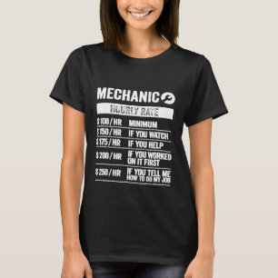 Auto Diesel Mechanik Männer Jungen T-Shirt