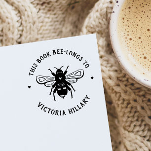 Auto-encreur Tampon pour livre à thème abeille