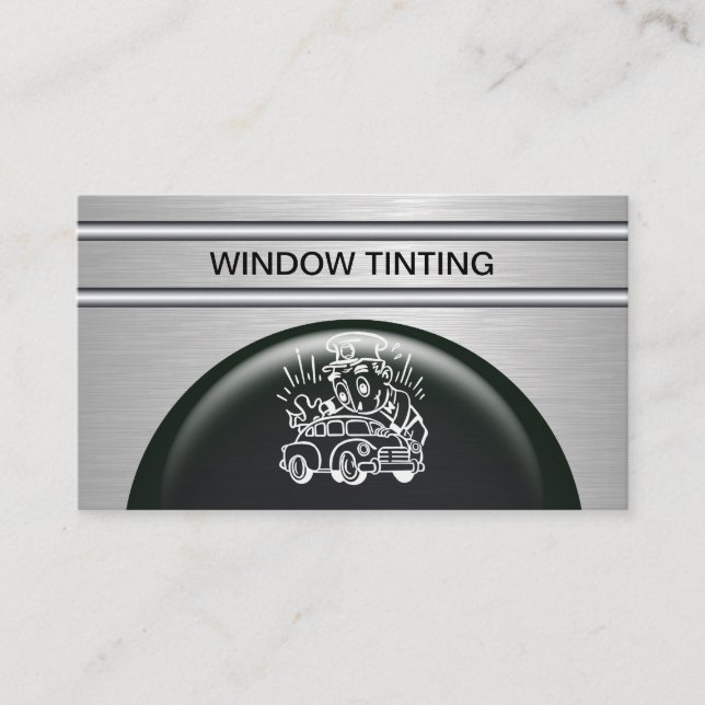 Auto-Fenster Tinting Business Cards Visitenkarte (Vorderseite)