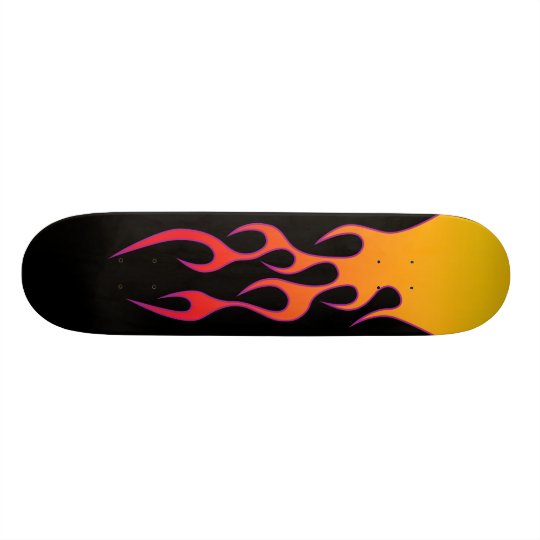 Auto-Flamme Bedruckte Skateboarddecks