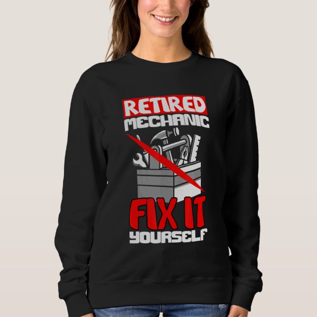 Auto für die Reparatur von Dieselfahrzeugen R Sweatshirt (Vorderseite)