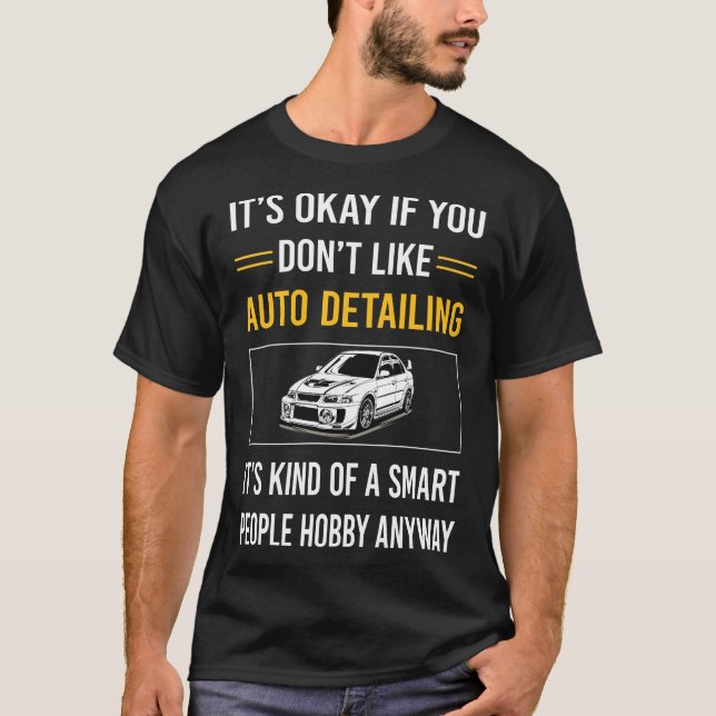 Auto für intelligente Personen mit Detailangaben T-Shirt (Vorderseite)