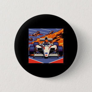 Auto für Mechanic Sports Fan Retro 90er Videospiel Button