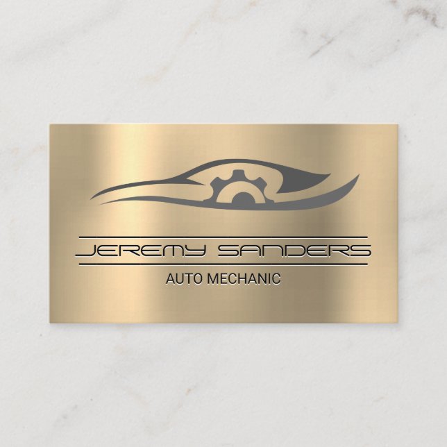 Auto Geologo | Mechanik Visitenkarte (Vorderseite)