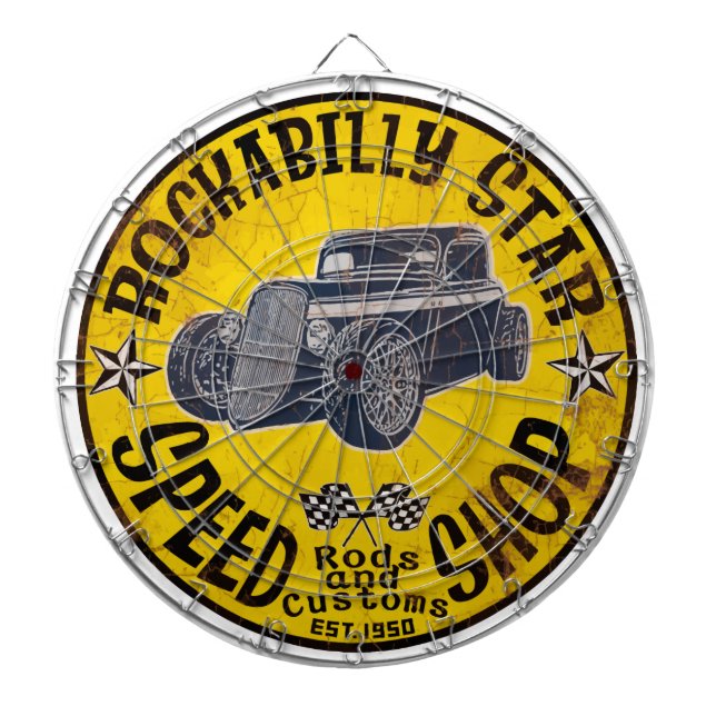 Auto-Geschwindigkeitsgeschäft Dartscheibe (vorne)