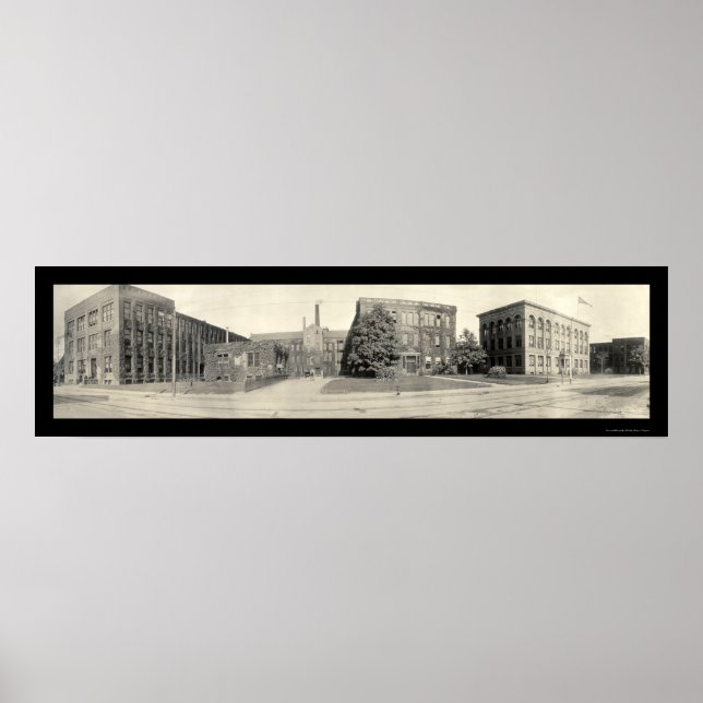 Auto Hartford Foto 1909 Poster (Vorne)
