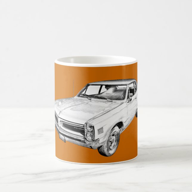 Auto-Illustration 1966 Pontiacs Le Mans Kaffeetasse (Mittel)