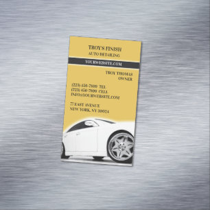 Auto im Detail Magnetische Visitenkarte