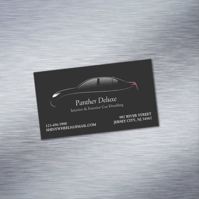 Auto im Detail Magnetische Visitenkarte (Beispiel)