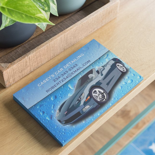 Auto im Detail Wassertropfen Flyer (Von Creator hochgeladen)