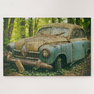 Auto im Wald Rätsel