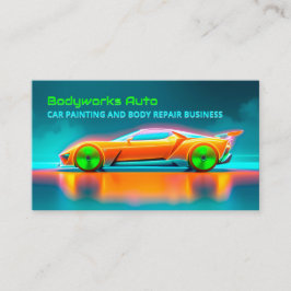 Auto Karosserie-Reparatur Visitenkarte
