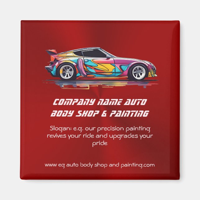 Auto-Karosserie und Präzisionslackierung Magnet (Vorne)