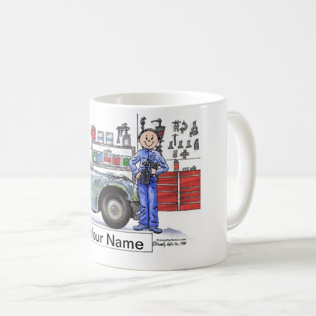 Auto-Körper, Mann Kaffeetasse (VorderseiteRechts)