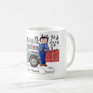 Auto Körperreparatur, weiblich Kaffeetasse