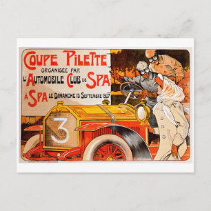 Auto Kundgebung Race ~ Vintag Automobile Ad Postkarte