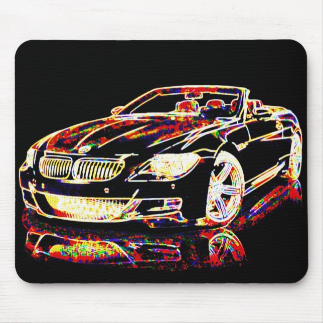Auto-Kunst Mousepad (Vorne)