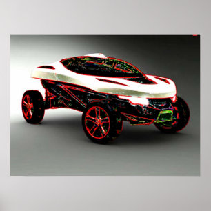 Auto-Kunst Poster