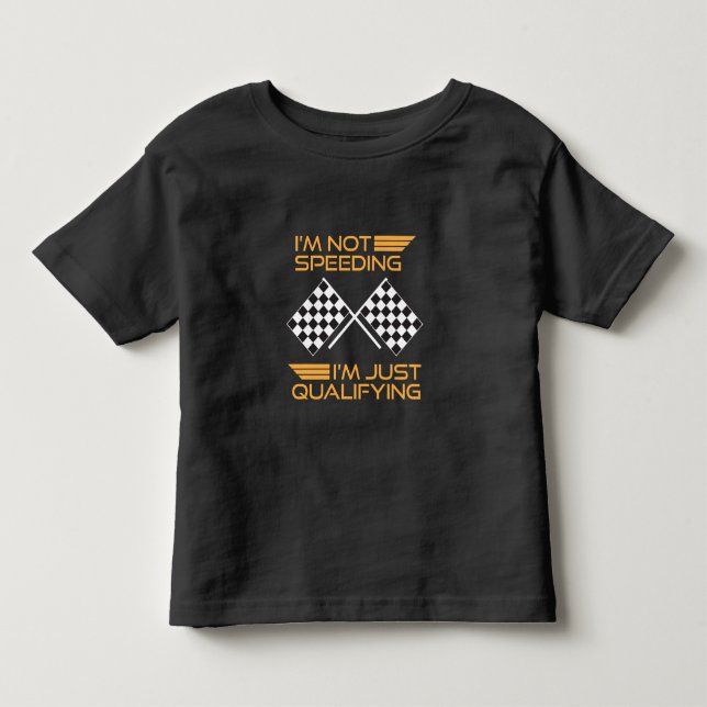Auto-Laufengeschenk-beschleunigenqualifizierender Kleinkind T-shirt (Vorderseite)