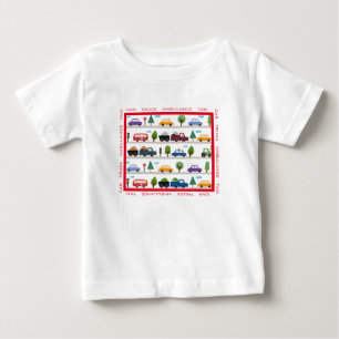 Auto, Lkw, Krankenwagen, Taxi Kleinkind T - Shirt