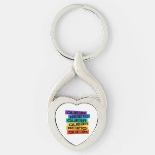 Auto Magnet. LGBT+Stolz. Que. Schlüsselanhänger