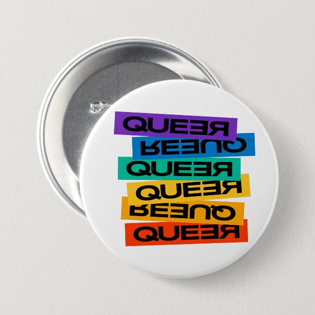 Auto Magnet. LGBT+Stolz. Que. Taste M Button (Vorne & Hinten)