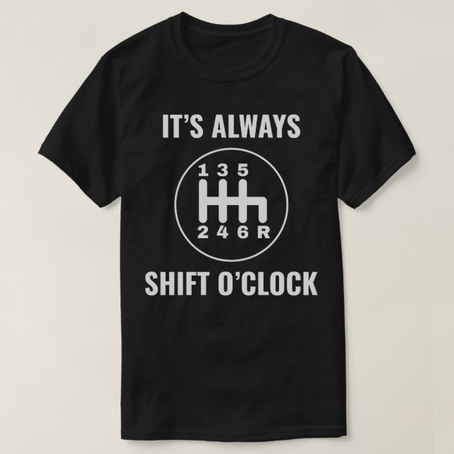 Auto Mechanic Funny Garage manuelle Umdrehung Raci T-Shirt (Design vorne)