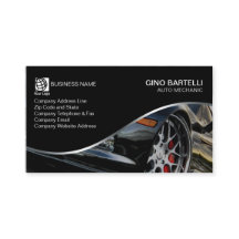 Auto Mechanik Black Sports Car Automotive