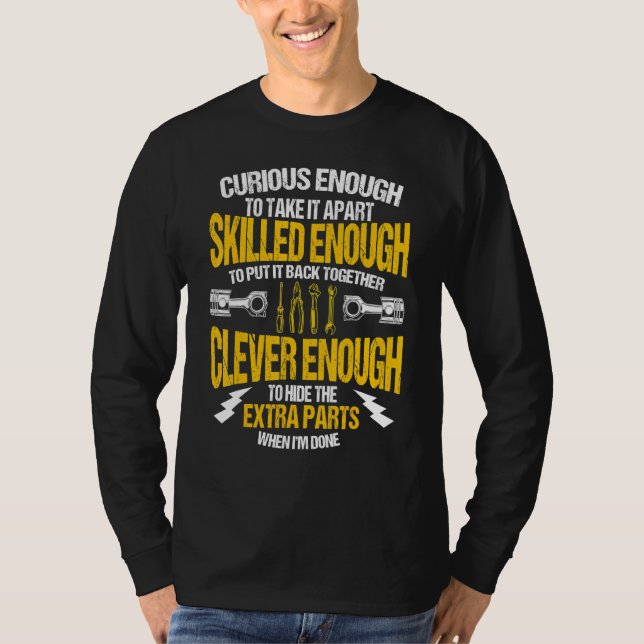 Auto Mechanisch gut genug clever genug Auto T-Shirt (Vorderseite)